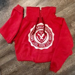 Distressed American Eagle Hoodie